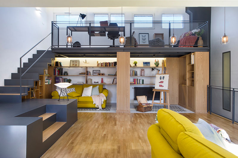 This Attic Was Transformed Into Living Space For A Family